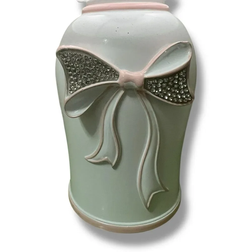 Coquette Bow Dimmable Tableside Nightlight Lamp